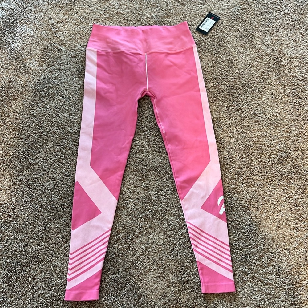 Peloton NWT pink seamless high rise leggings